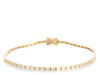 Zoe Lev 14K Yellow Gold Baguette Diamond Segment Bracelet