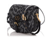 Dior Medium Gray Leopard Bobby Bag