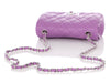 Chanel Mini Lavender Quilted Lambskin Classic