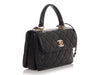 Chanel Small Black Quilted Lambskin Trendy CC