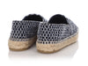 Chanel Black, Navy, and White Tweed Espadrilles