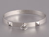 Hermès 18K White Gold Collier de Chien CDC Bracelet