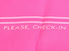 Hermès Pink Please, Check-In Silk Scarf 70cm