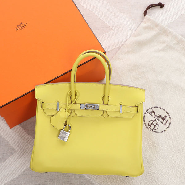 Hermès 2020 Swift Light Green Birkin 25 · INTO