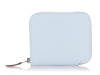 Hermès Bleu Brume Epsom Silk'In Compact Wallet