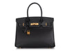 Hermès Black Epsom Birkin 30