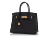 Hermès Black Togo Birkin 3-in-1 30cm