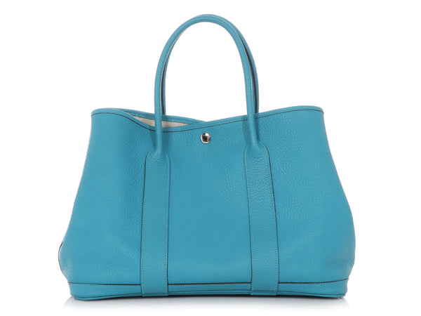 Hermès Turquoise Negonda Garden Party Bag