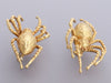 Mappin & Webb 18K Yellow Gold Spider Brooch Set