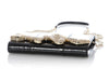 Judith Leiber Black Snakeskin Champagne Serpent Clutch