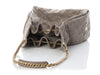 Chanel Medium Gray Suede 25 Bag