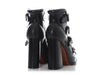 Alexander McQueen Black Rave Buckle Boots