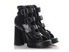 Alexander McQueen Black Rave Buckle Boots
