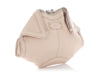 Alexander McQueen Small Beige Grained Leather De Manta Clutch
