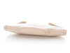 Alexander McQueen Small Beige Grained Leather De Manta Clutch