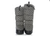 Balmain x Rossignol Black and Ivory Monogram Après-Ski Boots