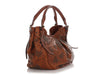 Burberry Brown Studded Heart Hobo