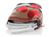 Burberry Medium Red Canvassed Check Sequin Hearts Ashby Hobo