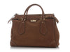 Burberry Prorsum Large Mushroom Suede Satchel
