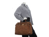 Burberry Prorsum Large Mushroom Suede Satchel
