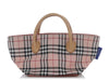 Burberry Small Pink Nova Check Tote