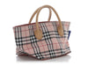 Burberry Small Pink Nova Check Tote