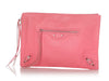 Balenciaga Large Pink Classic Zip Pouch