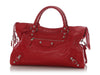 Balenciaga 2012 Coquelicot Agneau Giant 12 City