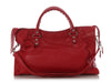 Balenciaga 2012 Coquelicot Agneau Giant 12 City