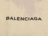 Balenciaga White and Purple Cashmere Shawl