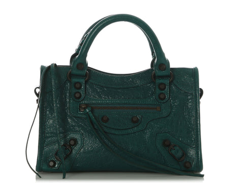 Balenciaga Mini Dark Emerald Le City