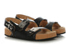 Balenciaga x Scholl Black Slingback Sandals