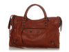 Balenciaga 2011 Orange Brûlée Agneau Classic City