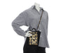 Balenciaga Leopard Print Smooth Calfskin Shipping Phone Bag