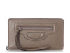 Balenciaga Brown Neo Classic Zip Around Wallet