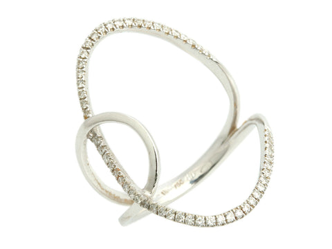 Bony Levy 18K White Gold Diamond Ring