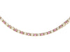 14K Yellow Gold Diamond and Ruby Tennis Bracelet