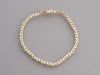 14K Yellow Gold Diamond and Ruby Tennis Bracelet