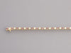 14K Yellow Gold Diamond and Ruby Tennis Bracelet