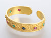 Marketi 18K Yellow Gold Etruscan Cuff