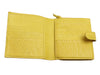 Bottega Veneta Yellow Ostrich Wallet