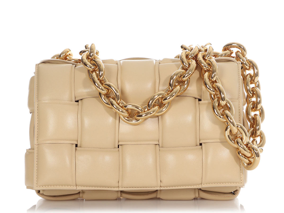 Bottega Veneta Maxi Porridge Padded Chain Cassette Bag