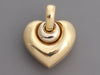 Bulgari Small Two-Tone Puffy Heart Pendant