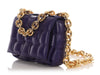 Bottega Venetta Maxi Blue Padded Chain Cassette Bag