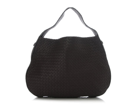 Bottega Veneta Gray Crossbody Hobo