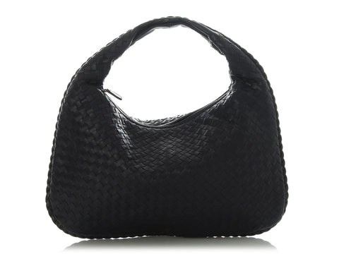Bottega Veneta Medium Navy Hobo