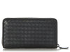 Bottega Veneta Anthracite Zip Around Continental Wallet