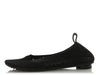 Bottega Veneta Black Atomic Mesh Ballerina Flats