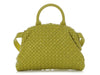 Bottega Small Kiwi Padded Intrecciato Top Handle Bag