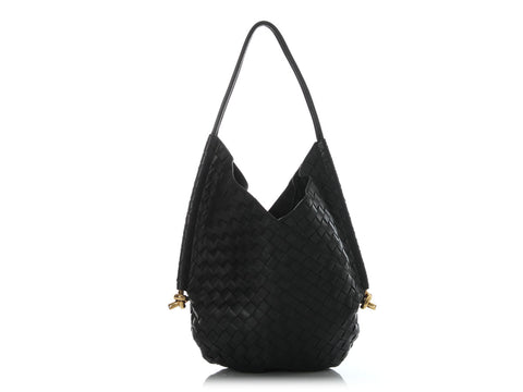 Bottega Veneta Medium Green Intrecciato Solstice Tote